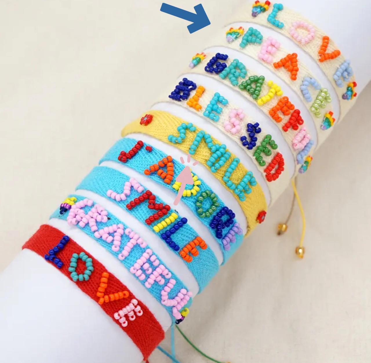 PULSERAS BORDADAS