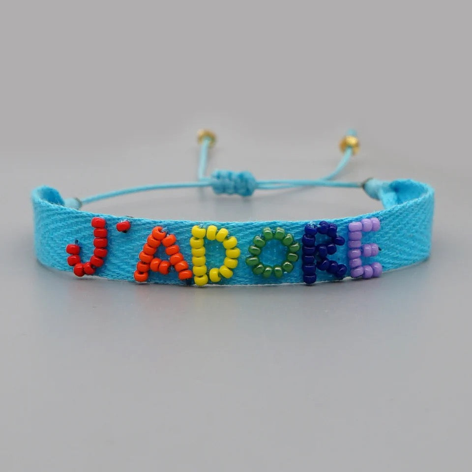 PULSERAS BORDADAS
