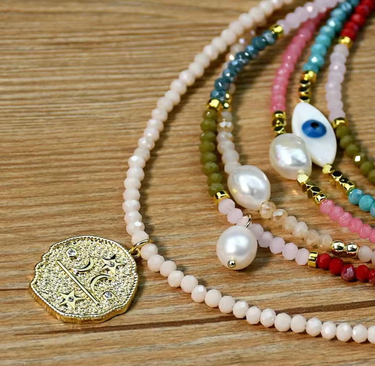 COLLAR OJITO TURQUESA