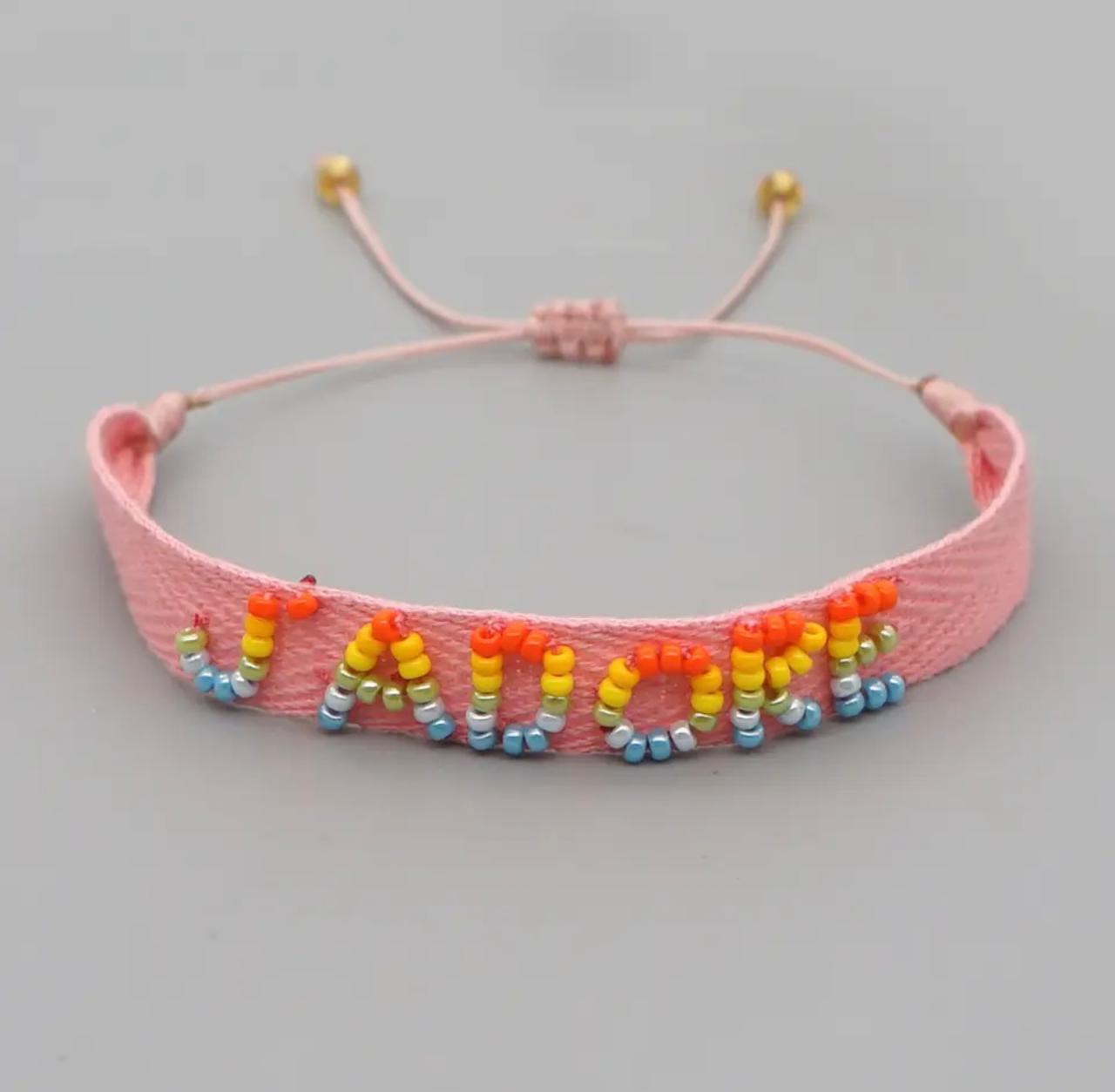 PULSERAS BORDADAS