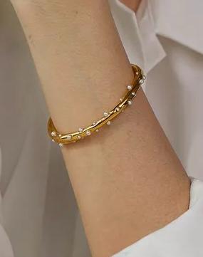 BRAZALETE CON PERLAS