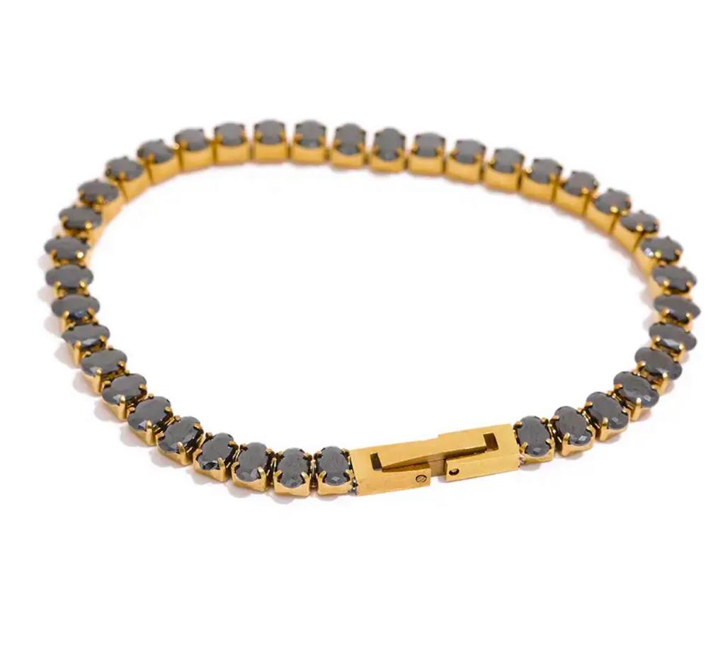 TENNIS BRACELET BLACK