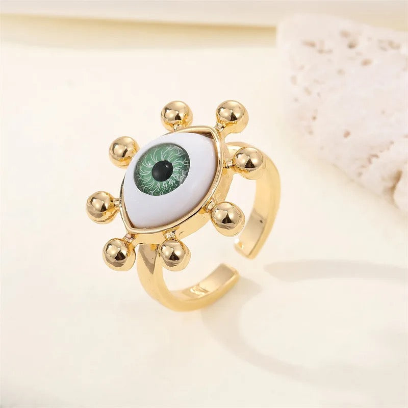 ANILLO OJO VERDE