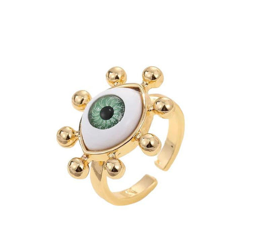 ANILLO OJO VERDE